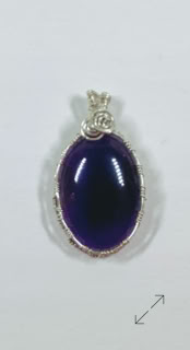 925 zilver, hanger, amethyst, Danarts